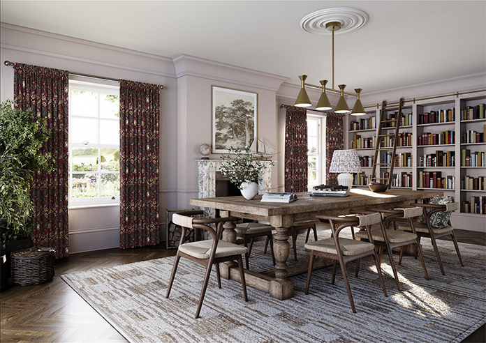 Oakmere, Carmine - Made to Measure Curtains - Image 7
